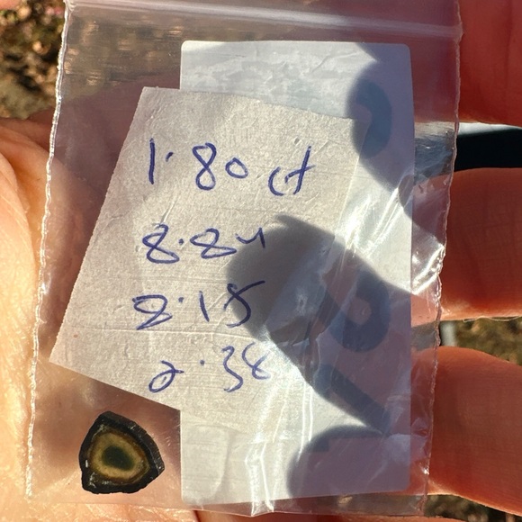 1.80 Carats Mixed Color Polished Tourmalines Slices - Picture 5 of 17